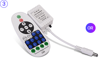 static remote dimmer Or RGB remote controller