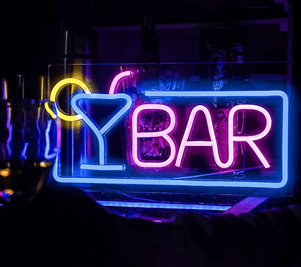 custom bar neon led signs