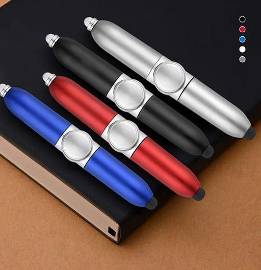 Promo Fidget Spinner Pen With Led Light